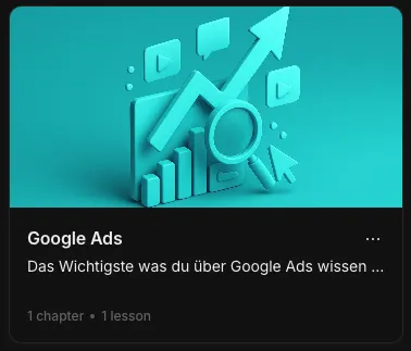 Google Ads – 1 Lesson