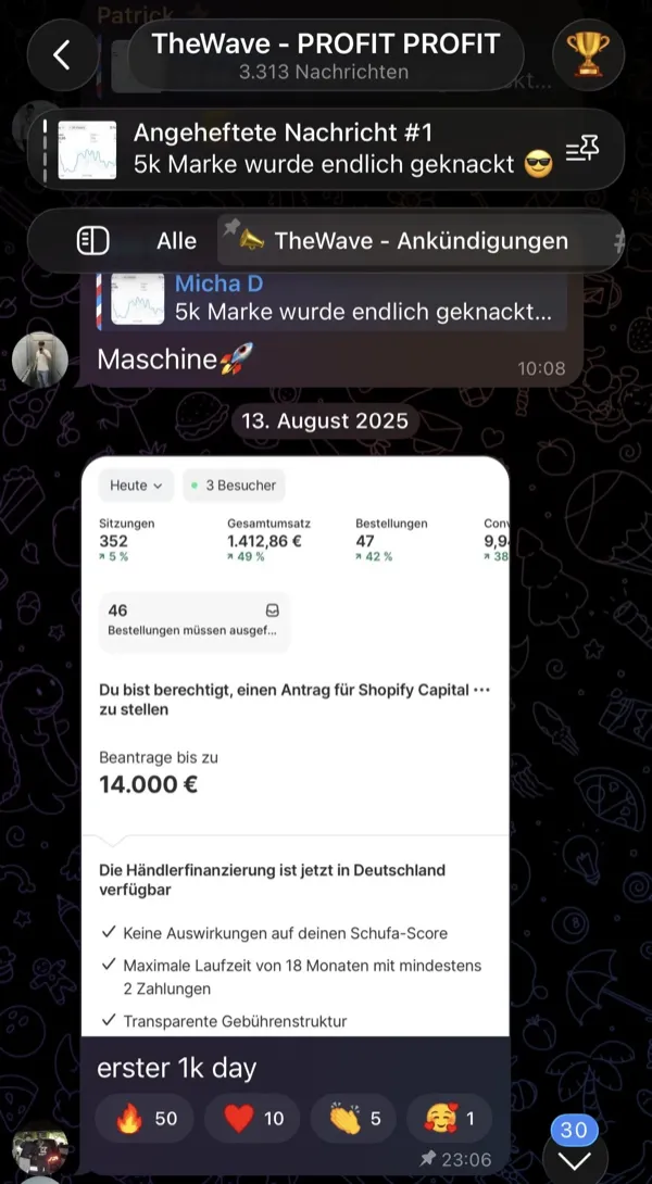 Community-Mitglied mit 0-4k Umsatz