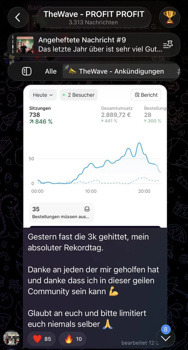 Community-Mitglied mit 0-4k Umsatz