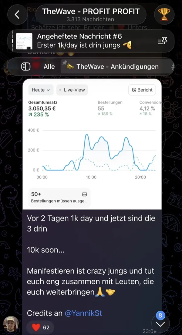 Community-Mitglied mit 0-4k Umsatz