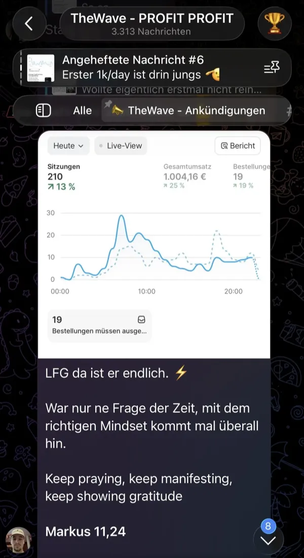 Community-Mitglied mit 0-4k Umsatz