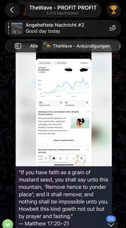 Community-Mitglied mit 100k+ Umsatz