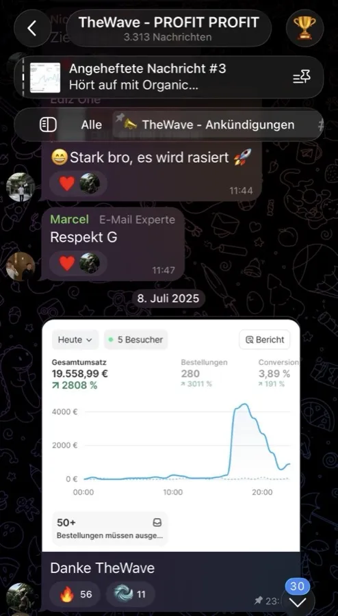 Community-Mitglied mit 10k+ Umsatz
