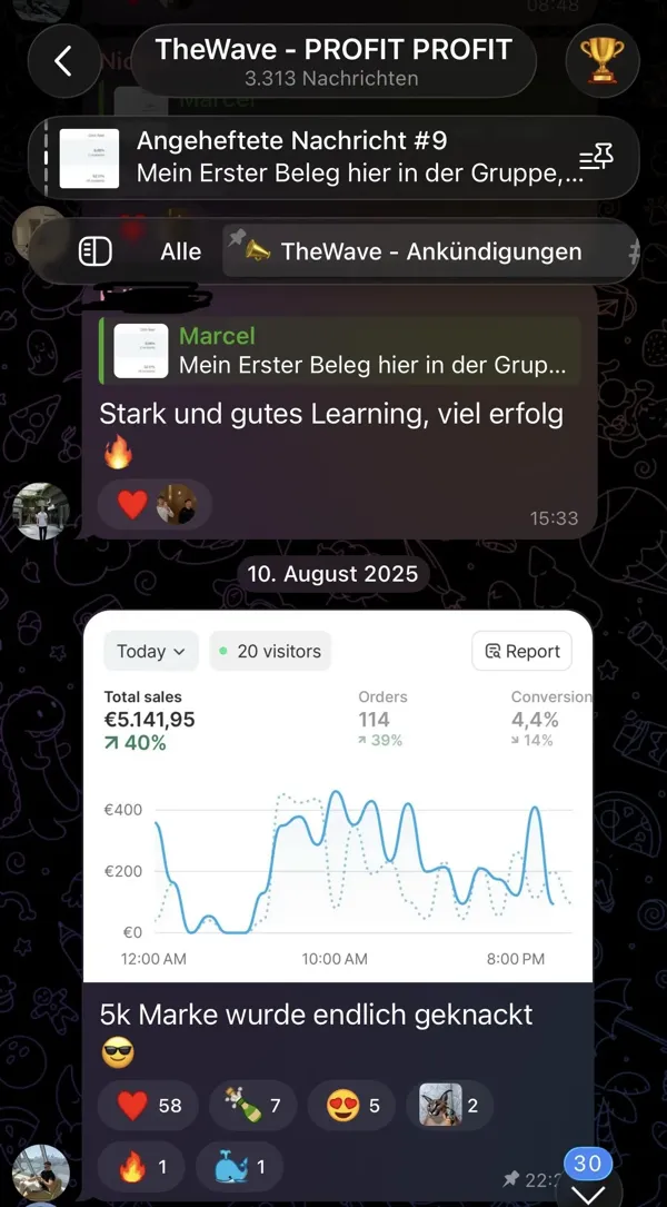Community-Mitglied mit 4k-10k Umsatz