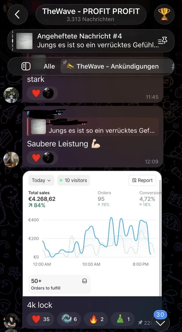 Community-Mitglied mit 4k-10k Umsatz